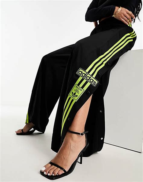 adidas originals always original adibreak satin pants in black